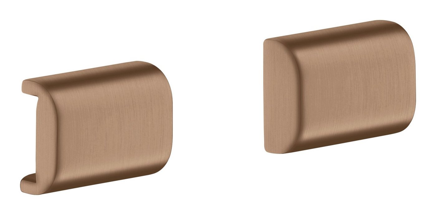 hansgrohe Haltegriff Axor Universal Softsquare, Universal abgerundet Abdeckung für Reling - Brushed Red Gold von hansgrohe