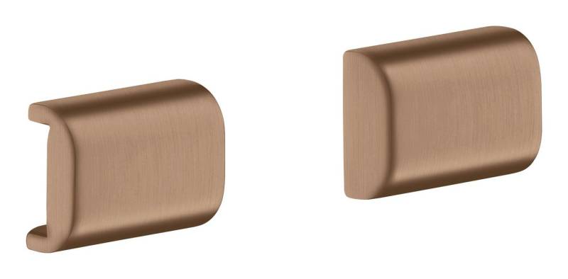 hansgrohe Haltegriff Axor Universal Softsquare, Universal abgerundet Abdeckung für Reling - Brushed Red Gold von hansgrohe