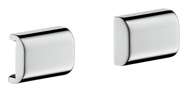 hansgrohe Haltegriff Axor Universal Softsquare, Universal abgerundet Abdeckung für Reling - Chrom von hansgrohe