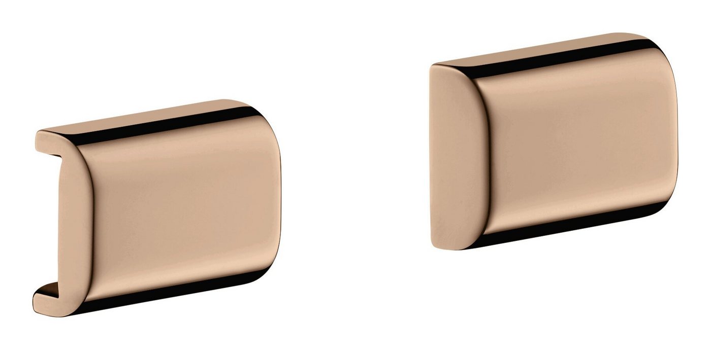 hansgrohe Haltegriff Axor Universal Softsquare, Universal abgerundet Abdeckung für Reling - Polished Red Gold von hansgrohe