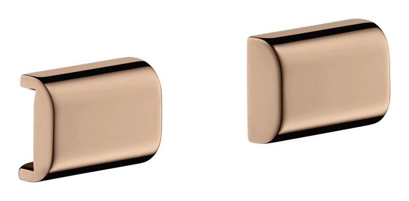hansgrohe Haltegriff Axor Universal Softsquare, Universal abgerundet Abdeckung für Reling - Polished Red Gold von hansgrohe