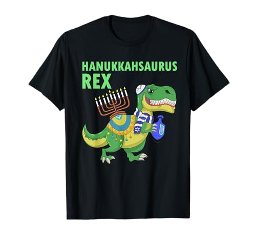 Hanukkah-Pullover Rex, Kind, Hanukah, Dinosaurier, Menorasaurus Jungen T-Shirt von hanukkahsaurus rex hanukkah chanukah boys kids fun