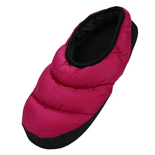 Hausschuhe Winter Damen Herren Gefüttert Slippers Warm Dick Winterhausschuhe Warmfutter Weiche Pantoffeln Hochwertig Bequeme Schlappen rutschfeste Daunenschuhe für Indoor Outdoor von haozaikeji