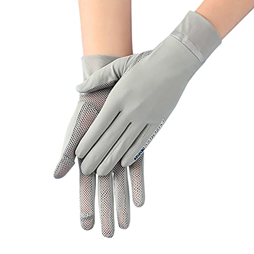 UV Schutz Handschuhe Sommer Fahren Handschuhe Bequem Unisex Fahrradhandschuhe Sonnenschutz Handgelenk Handschuhen Anti UV Kühlung Atmungsaktiv Elastisch Sommerhandschuhe für Outdoor Autofahren von haozaikeji