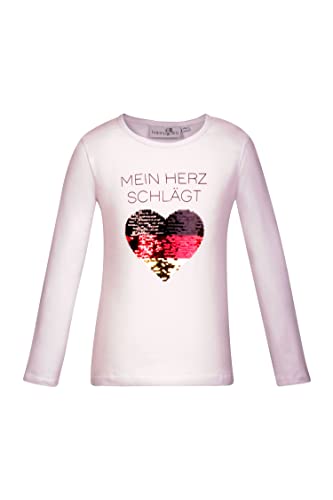 Happy Girls Mädchen Fan Fußball Weltmeisterschaft T Shirt, Weiß, 128 EU von Happy Girls