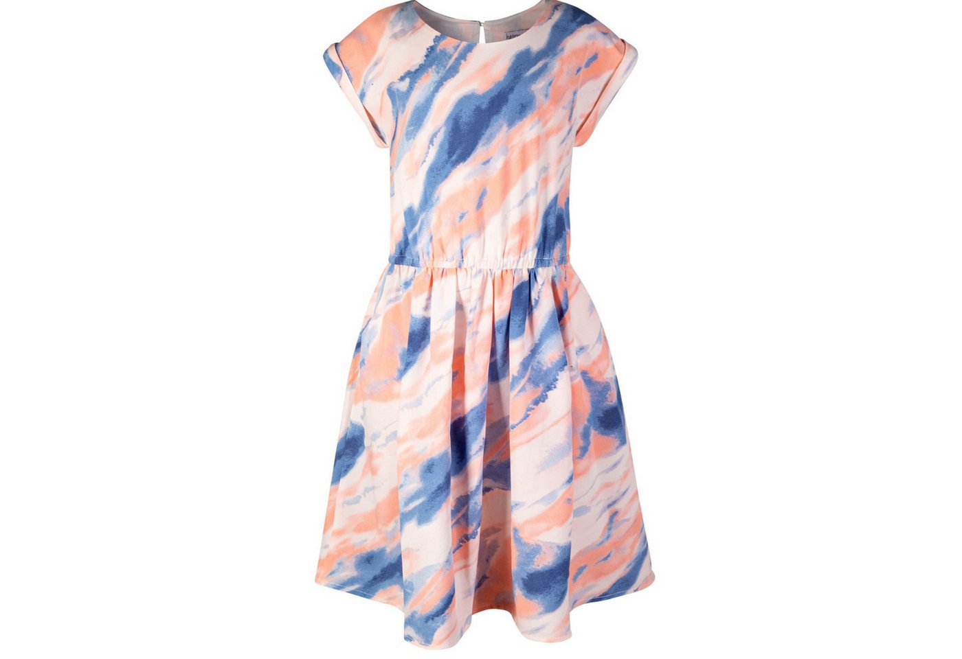 happy girls A-Linien-Kleid Kleid Happy Girls Coral 122 für Mädchen Batiklook Summer leichter Stoff von happy girls