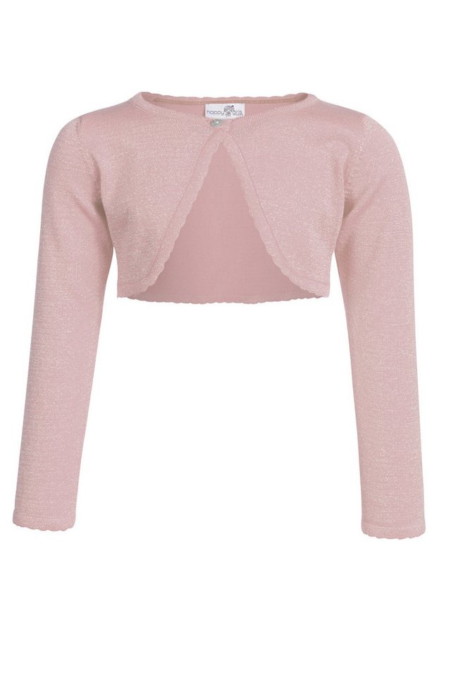 happy girls Bolero im dezenten Glitzerlook und mit gewellten Kanten von happy girls