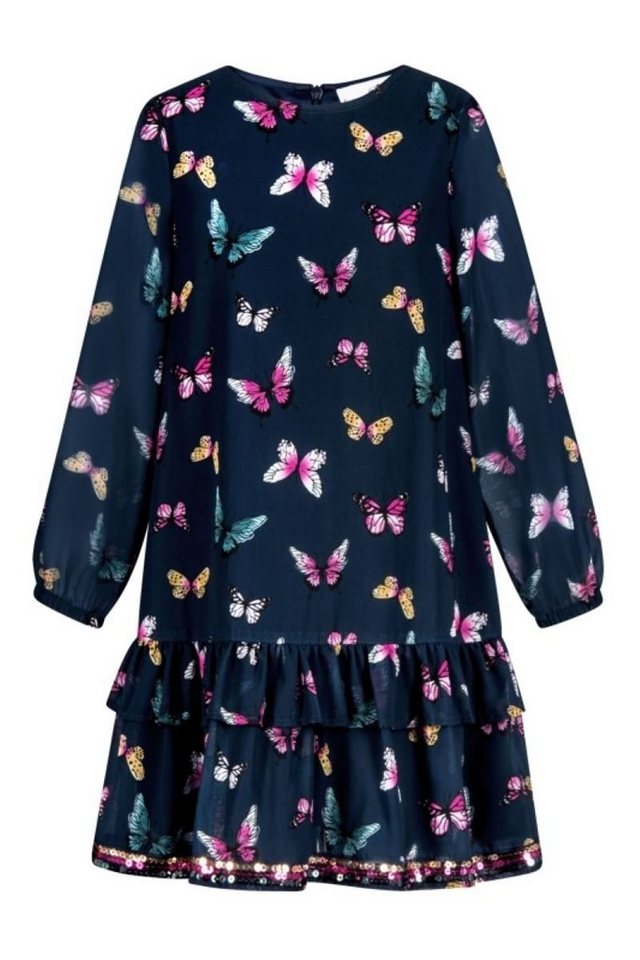 happy girls Chiffonkleid A-Linie Schmetterling von happy girls