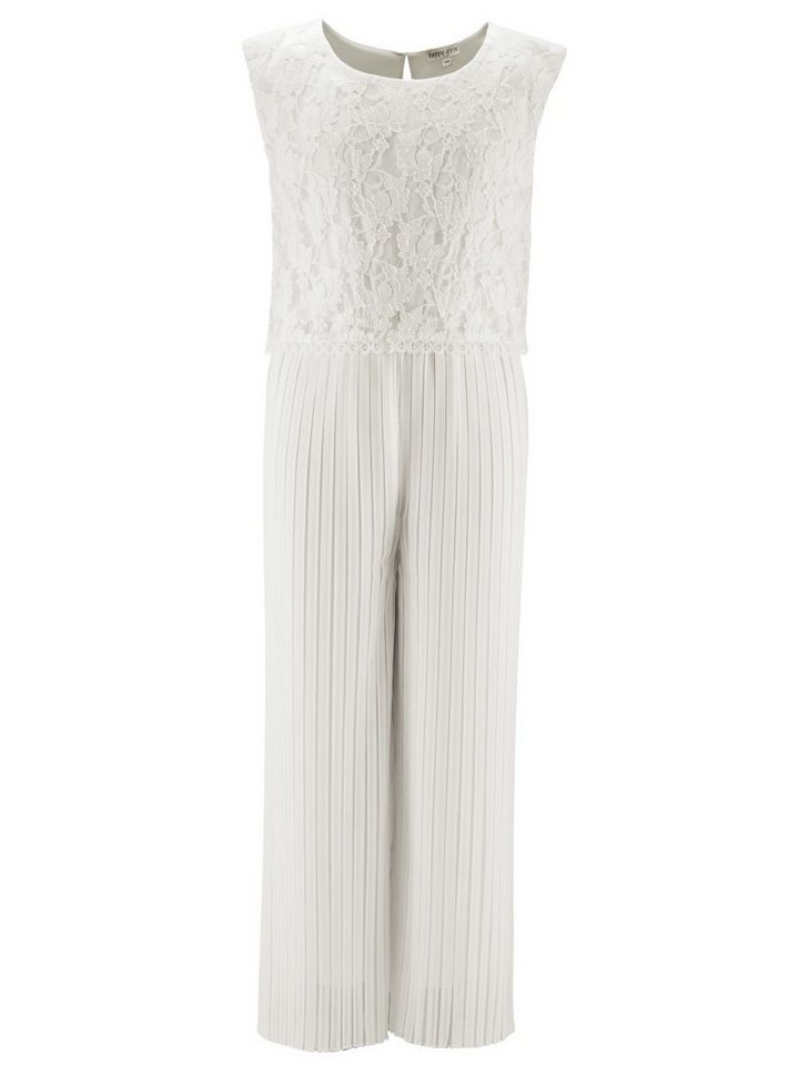 happy girls Jumpsuit Jumpsuit Spitze Plissee (1-tlg) Spitzentop von happy girls