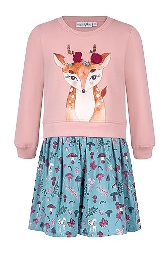 happy girls Kinder Kleid Pullover mit angenähtem Rock von Happy Girls