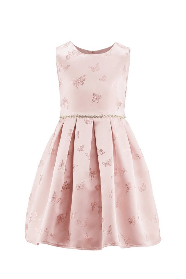 happy girls Sommerkleid mit dekorativer Bordüre vorn und Bindeband im Rücken von happy girls