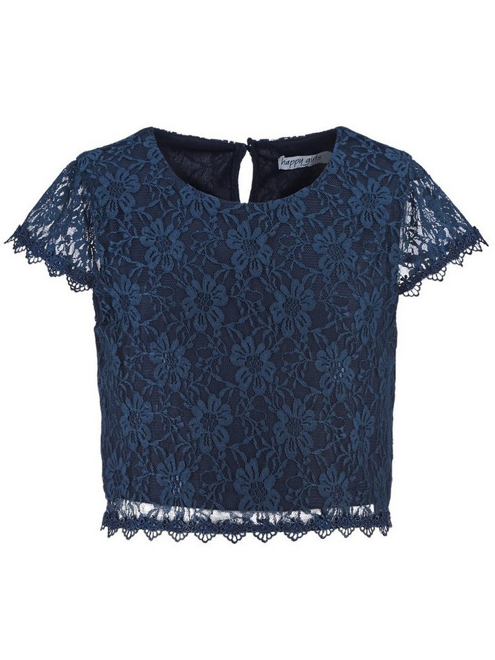 happy girls Spitzenshirt Spitzenshirt kurz (1-tlg) edel von happy girls
