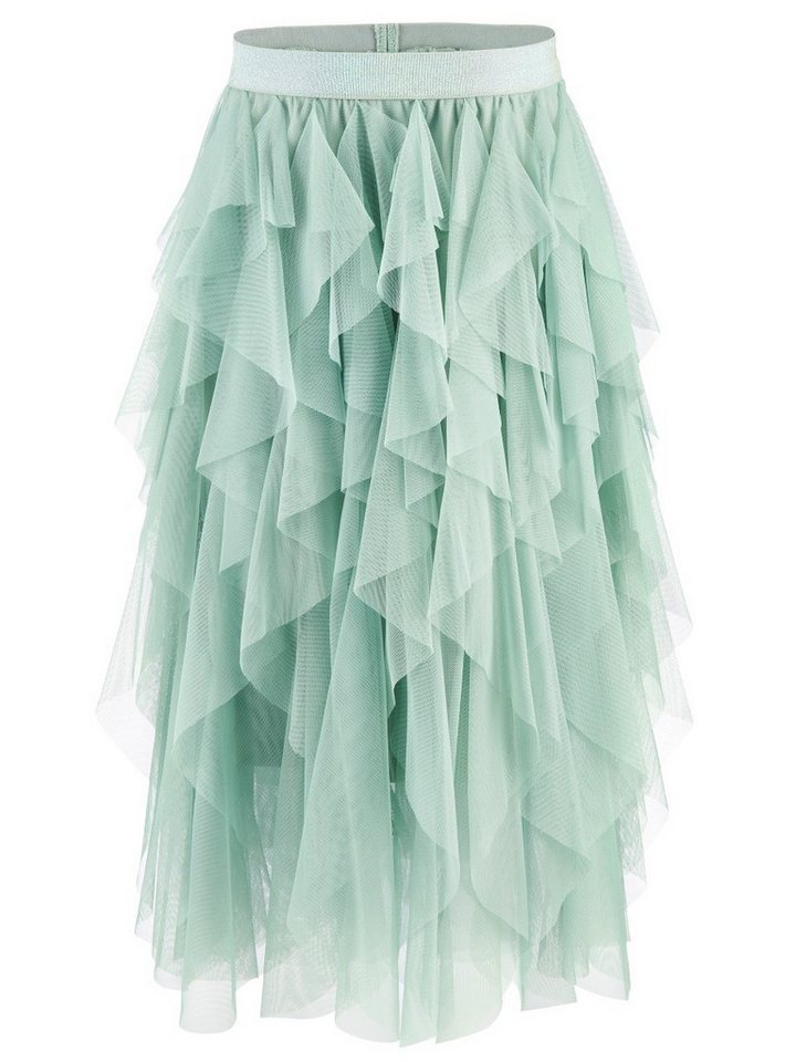 happy girls Tüllrock Tüllrock Glitzerbund (1-tlg) Stufenrock von happy girls