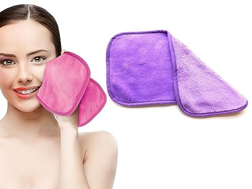 Abschminktücher Microfaser - Abschminkpads Waschbar - Microfaser-Kosmetiktücher - Make Up Entferner Tuch - Abschminktücher Waschbar - Gesichtsreinigung - Gesichtspflege Set - Kosmetik - Beauty von happy globe