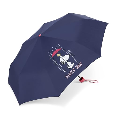 Kinder-Mini Taschenschirm Peanuts - Blue von happy rain