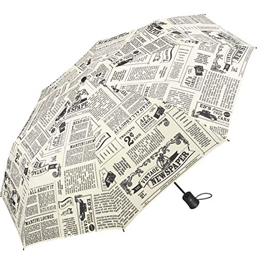 Regenschirm Newspaper - Taschenschirm Auf-Automatik von happy rain