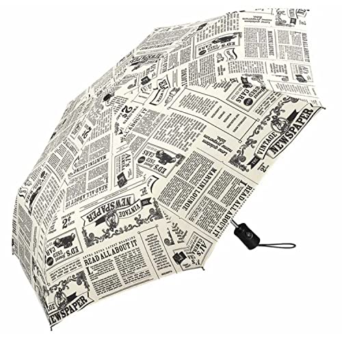 Regenschirm Newspaper - Taschenschirm Auf-Zu-Automatik von happy rain