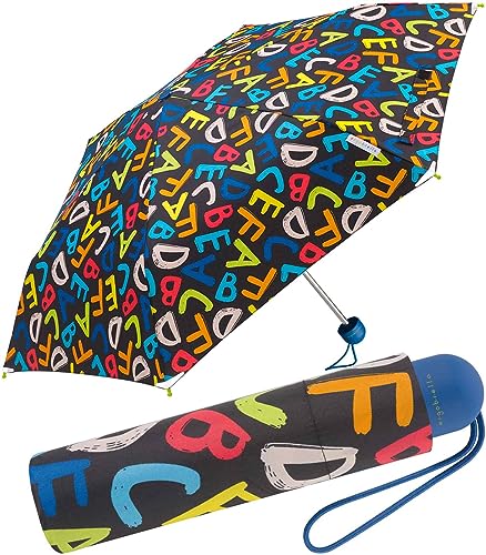 happy rain Ergobrella Kinder-Taschenschirm mit reflektierenden Elementen ABC von happy rain