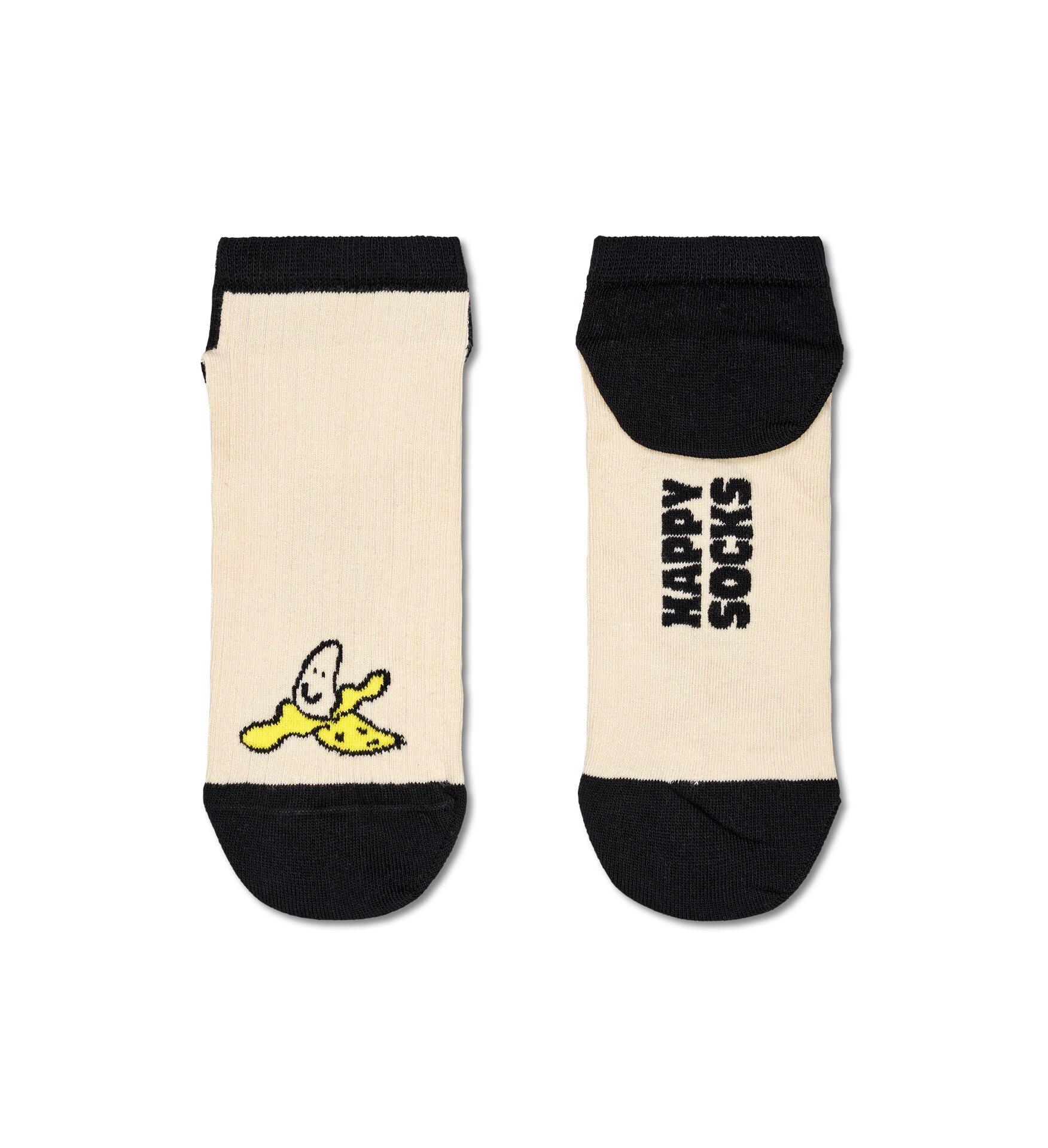 happy socks - Banana Low Sock Weiß von happy socks