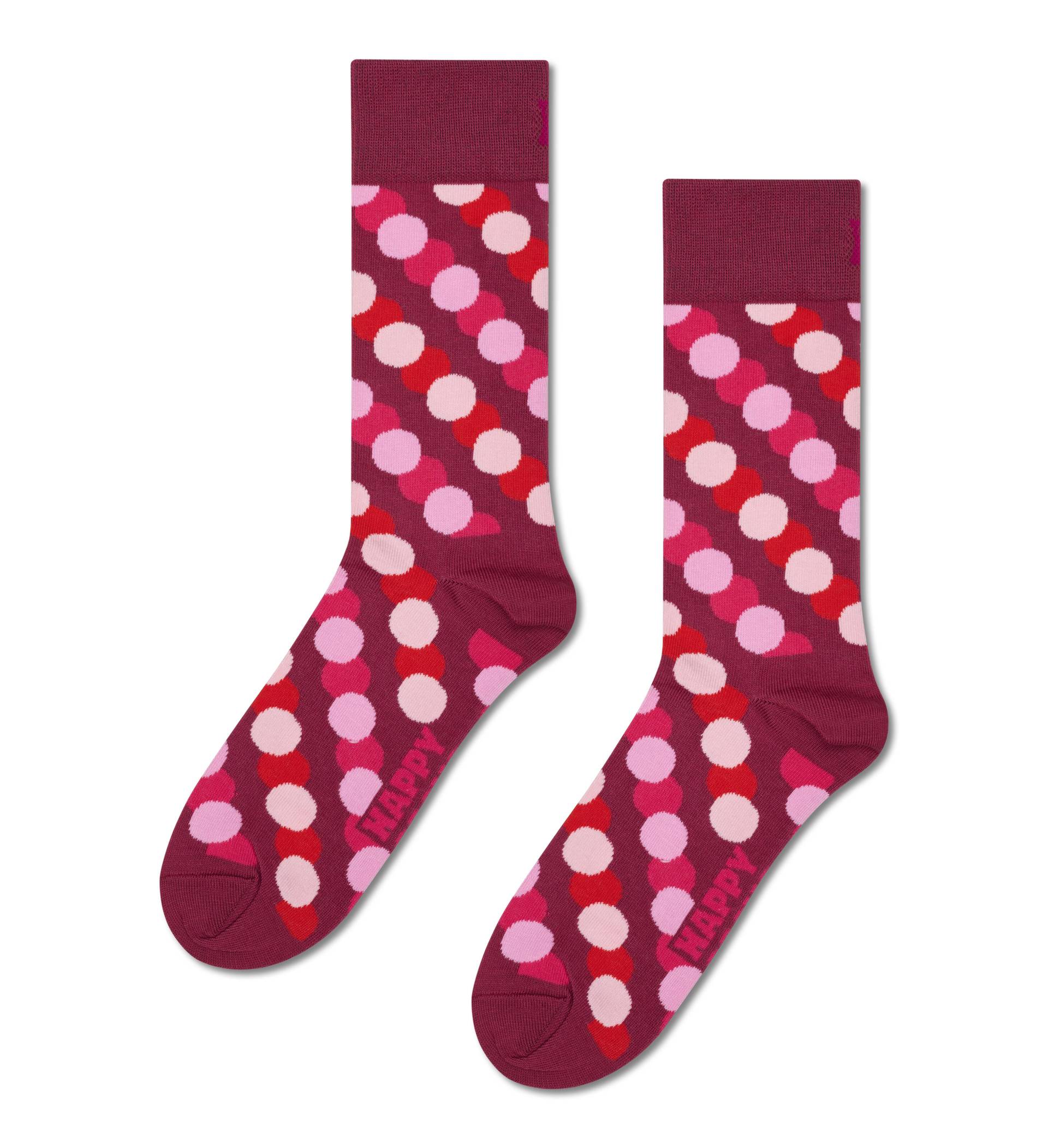 happy socks - Big Dot Shade Sock Rot - Gr. - 43.5 von happy socks