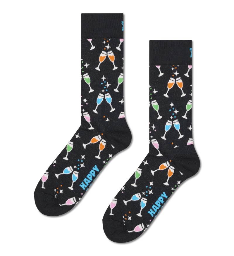 happy socks - Cheers Sock Schwarz - Gr. - 38 von happy socks
