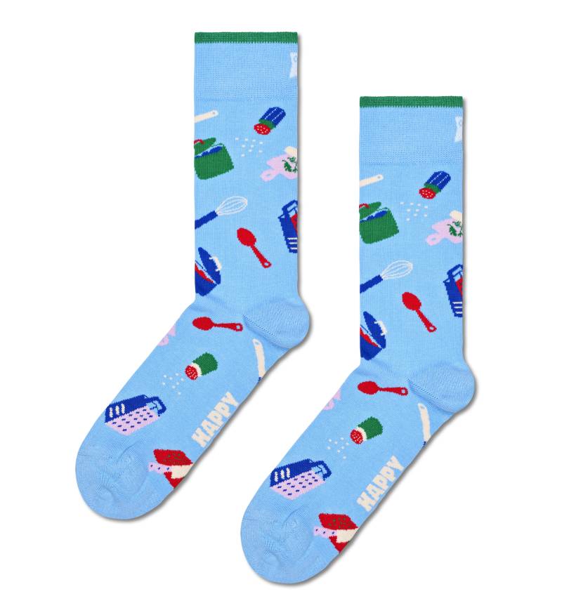 happy socks - Cooking Sock Blau - Gr. - 43.5 von happy socks