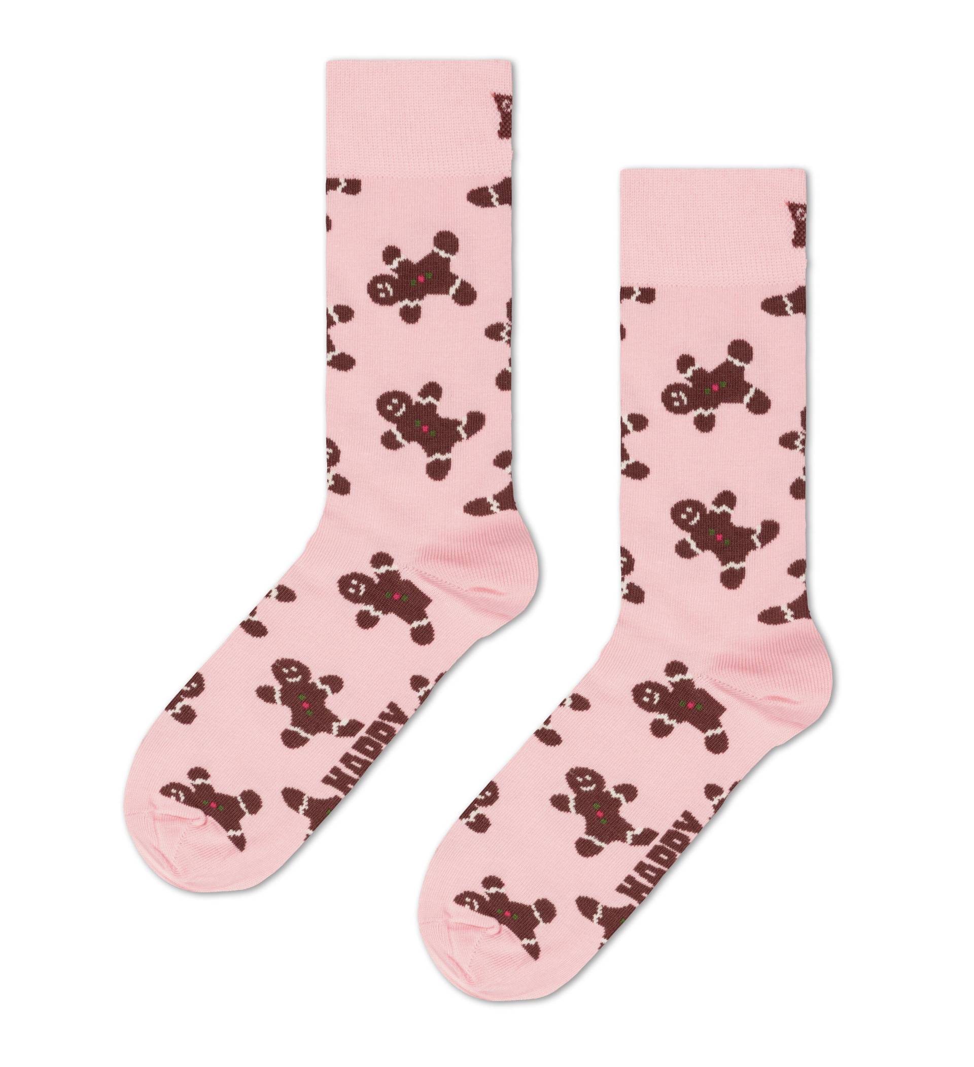happy socks - Gingerbread Man Sock Rosa - Gr. - 38 von happy socks