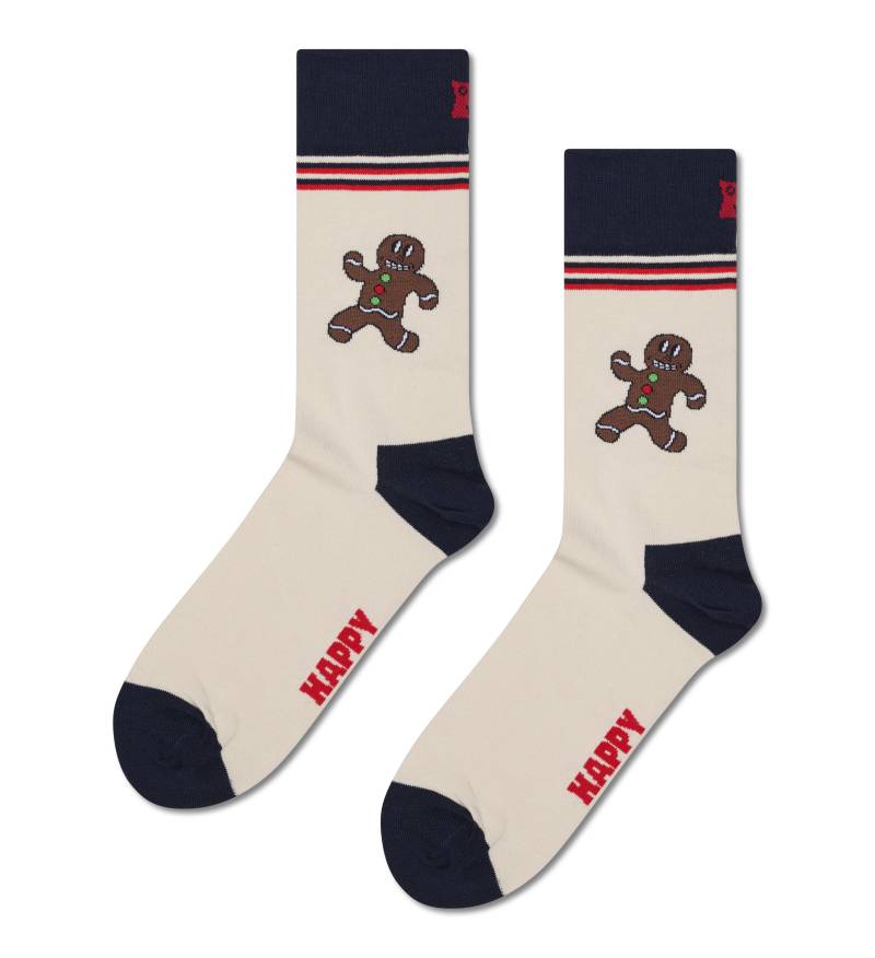 happy socks - Happy Gingerbread Sock Beige - Gr. - 43.5 von happy socks