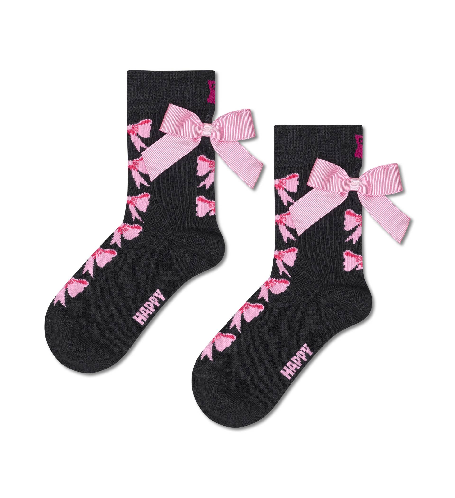 happy socks - Kids Bow Sock Schwarz von happy socks