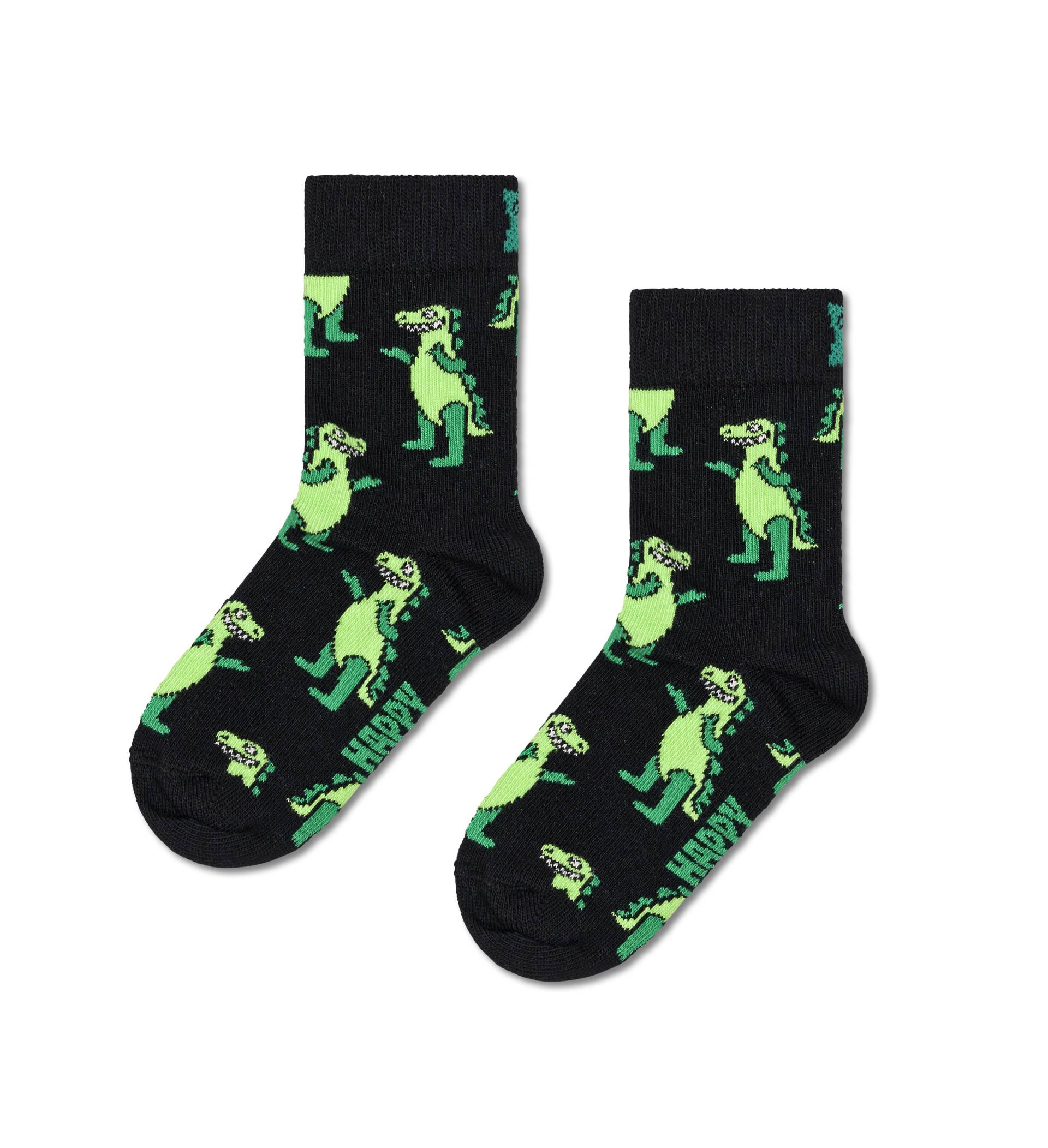 happy socks - Kids Inflatable Dino Sock Schwarz von happy socks