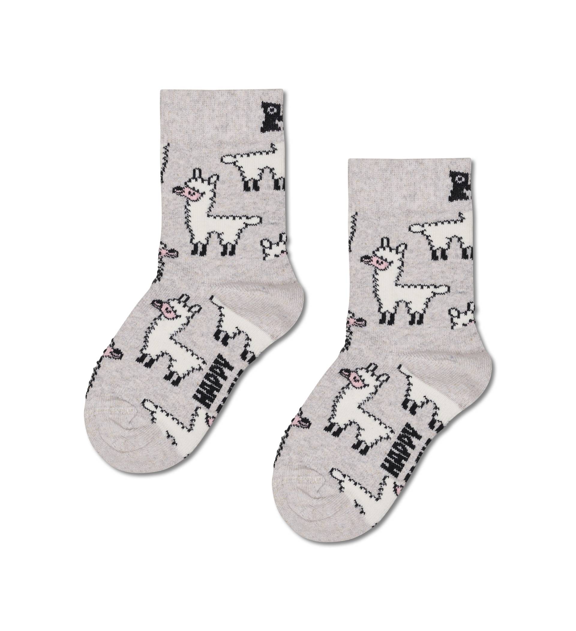 happy socks - Kids Llama Sock Grau - Gr. - 2.5 von happy socks