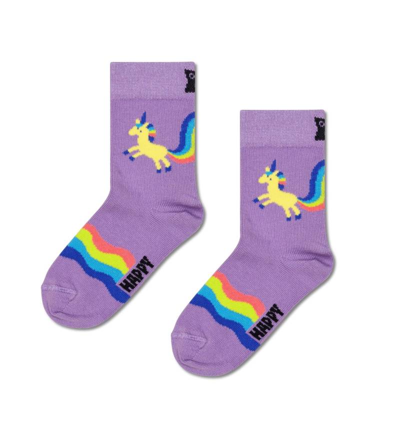 happy socks - Kids Rainbow Tail Sock Violett von happy socks