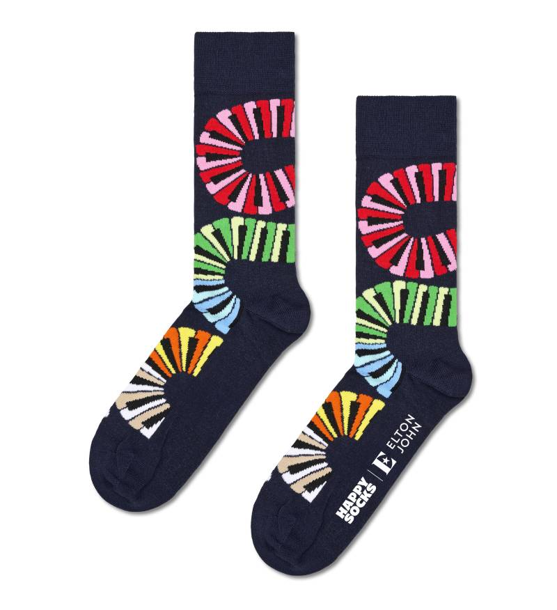 happy socks - Piano Notes Sock Blau - Gr. - 38 von happy socks