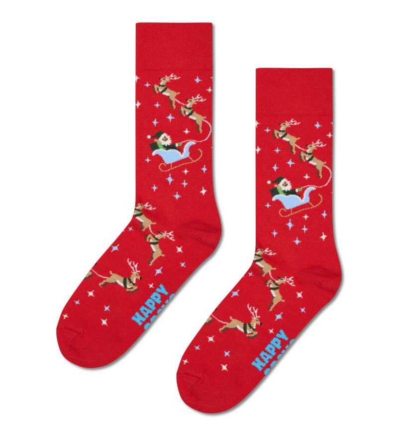 happy socks - Sleigh Sock Rot - Gr. - 38 von happy socks