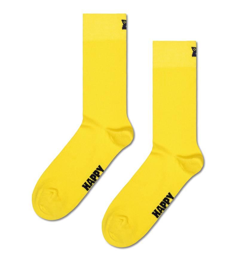 happy socks - Solid Sock Gelb von happy socks
