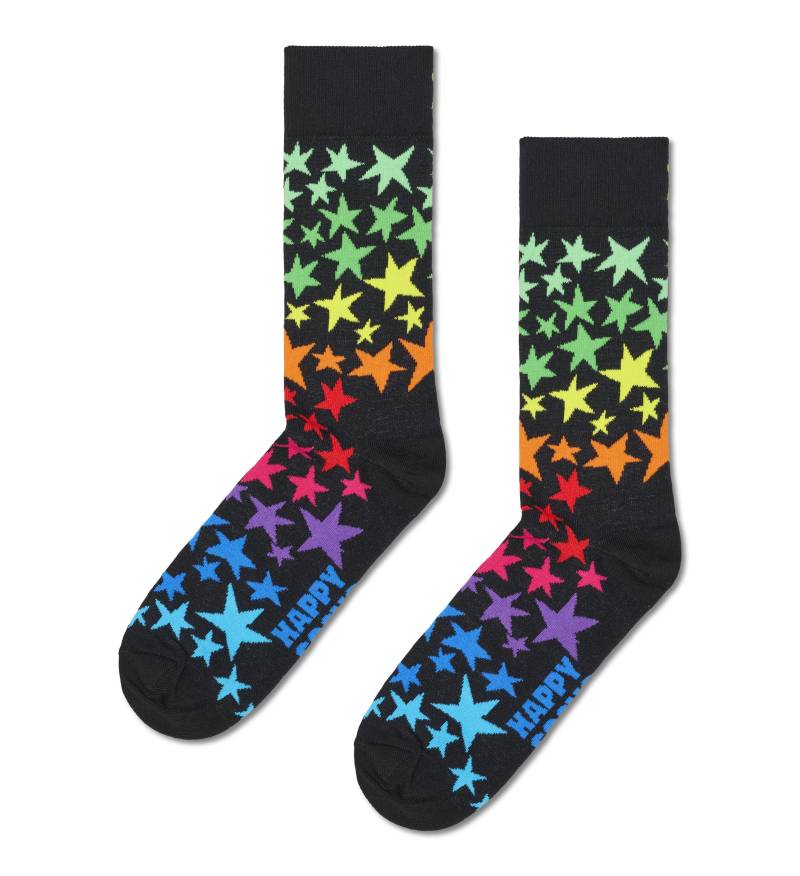 happy socks - Star Cluster Sock Schwarz - Gr. - 38 von happy socks