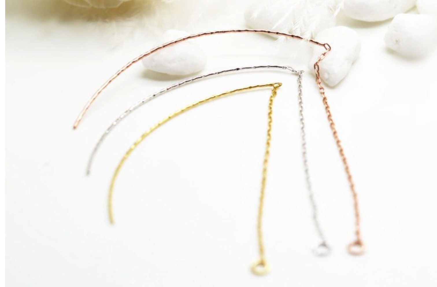 20 Stück | 10 Paar Gold/Silber Rose Überzogene Ohrringe Ohrdraht Kette Faden Mit Offenen Biegeringen Diy Schmuckzubehör Großhandel Lieferungen F 20 Stück | 10 Paar Gold/Silber Rose Überzogene Ohrringe Ohrdraht Kette Faden Mit Offenen Biegeringen Diy Schmuckzubehör Großhandel Lieferungen F von happyeverydayworld