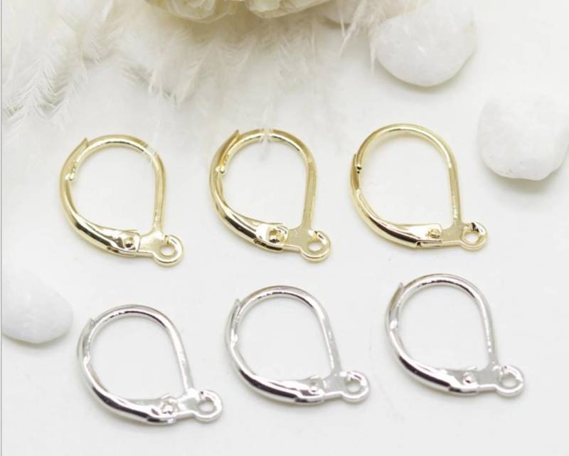20 Stück | 10Pairs 24K Vergoldet/Silberohrringe Ohrhaken, Ohrringhaken, Ohrring Hoop, Baumeln Diy Schmuck Großhandel Zubehör Bb93 20 Stück | 10Pairs 24K Vergoldet/Silberohrringe Ohrhaken, Ohrringhaken, Ohrring Hoop, Baumeln Diy Schmuck Großhandel Zubehör Bb93 von happyeverydayworld