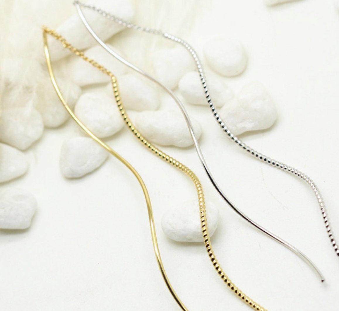 Gold/Silber Rose Überzogene Ohrringe Ohrdraht Kette Faden Mit Offenen Biegeringe Diy Schmuckzubehör Großhandel Lieferungen R Gold/Silber Rose Überzogene Ohrringe Ohrdraht Kette Faden Mit Offenen Biegeringe Diy Schmuckzubehör Großhandel Lieferungen R von happyeverydayworld