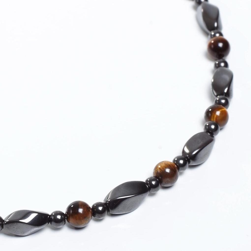 Tigerauge Und Schwarz Magnet Armband Für Männer Frauen - Von Glücklich Gesund Tigerauge Und Schwarz Magnet Armband Für Männer Frauen - Von Glücklich Gesund von happyhealthy