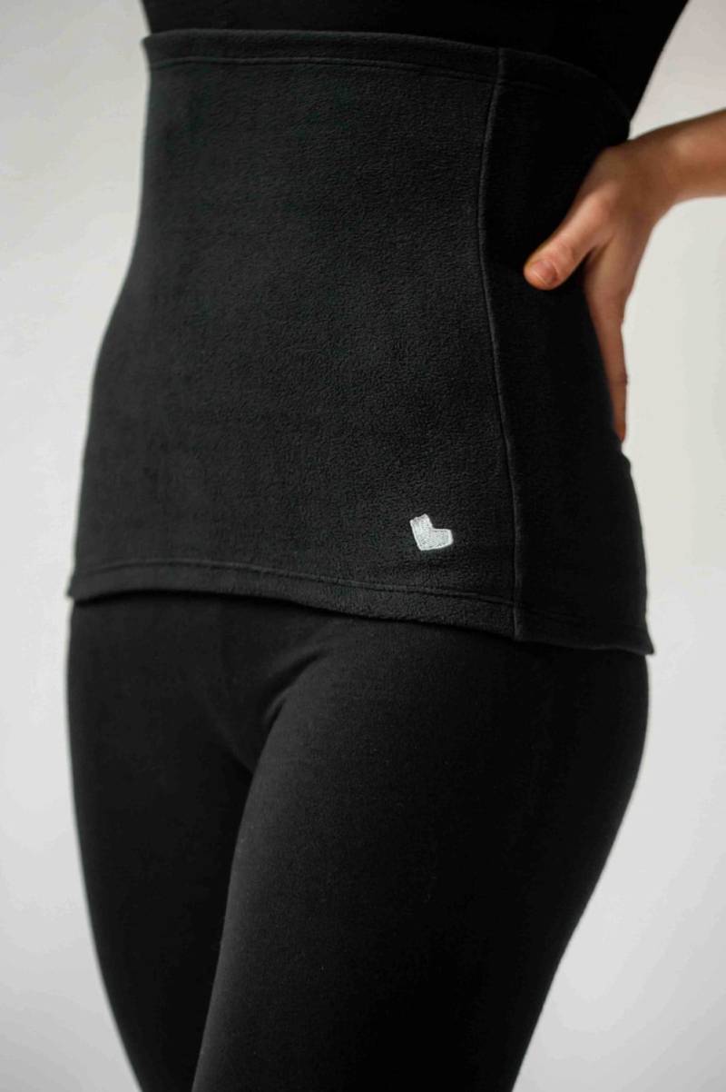 Schwarzes Antimikrobielles Fleece Bauchband - Bauchwärmer Nierenwärmer Für Den Winter Schwarzes Antimikrobielles Fleece Bauchband - Bauchwärmer Nierenwärmer Für Den Winter von haramakilove