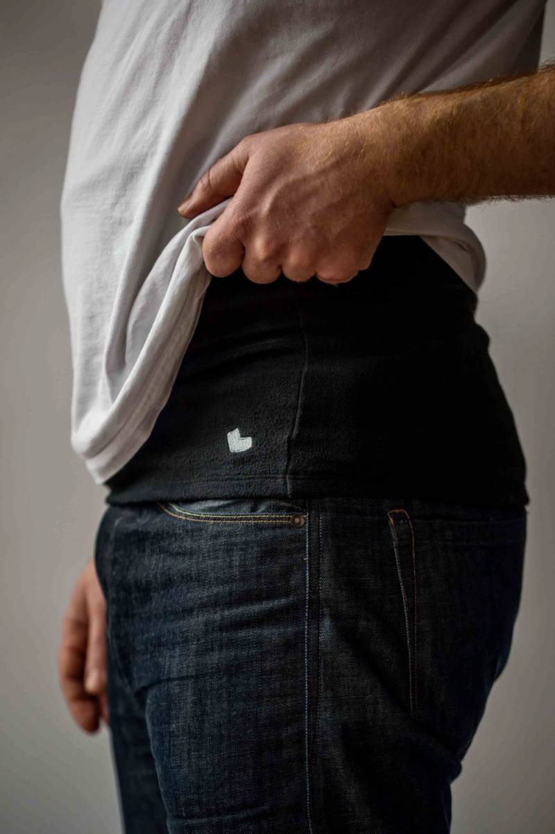 Schwarzes Antimikrobielles Fleece Bauchband - Bauchwärmer Nierenwärmer Schwarzes Antimikrobielles Fleece Bauchband - Bauchwärmer Nierenwärmer von haramakilove