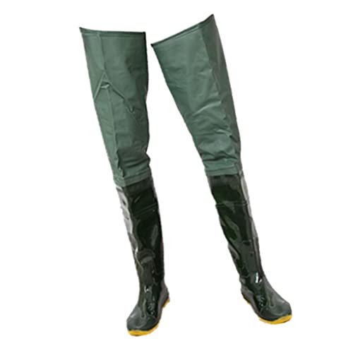 Mehrzweck Wasserdichte Weiche Sohle Atmungsaktive Angelwader Farming Boots - 44 von harayaa