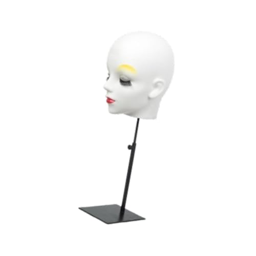 Perücke Hut Kappen Display-Ständer Frauen Mannequin Kopf Modell mit Basis für Styling Trocknen von harayaa