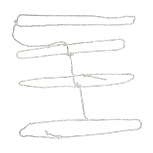 harayaa 2x Bein/Oberschenkelkette mit Kristall Strasssteinen, Mehrschichtiger, Stilvoller Schmuck für Den Nachtclub, Party, Urlaub, Frauen Und Mädchen von harayaa