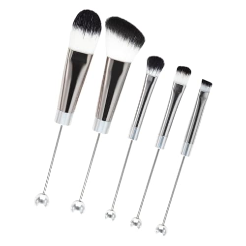 harayaa 5 Teiliges Perlen Lidschatten Make Up Pinsel Set Zum Mischen von Gesichtspuder, Komfortables DIY mit Weicher Kunstfaser für Erwachsene harayaa 5 Teiliges Perlen Lidschatten Make Up Pinsel Set Zum Mischen von Gesichtspuder, Komfortables DIY mit Weicher Kunstfaser für Erwachsene von harayaa