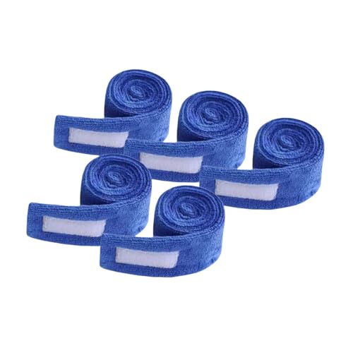 harayaa 5 stück Salon Dauerwelle Stirnband Machen up Handtuch Saugfähigen Baumwolle Haar Wrap für Hautpflege, Blau von harayaa