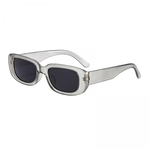 harayaa 5x Rechteckige Sonnenbrille für Herren, Trend, Klobige Brille, Bequeme Sonnenbrille Im Vintage Stil für Radfahren, Bühne von harayaa