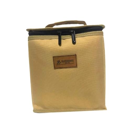 harayaa Aufbewahrungstasche für Gastanks, Picknick-Aufbewahrungstasche, Mehrzweck-Schutz-Organizer, Tragetasche, Aufbewahrungskoffer für Picknick, Wandern, 22cmx22cm von harayaa