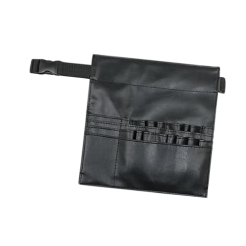 harayaa Aufbewahrungstasche für Haarschnitt Werkzeuge, Scheren, Friseur Hüfttasche, PU, Vielseitiger Haarkämme Organizer für Kamm Clips, Schere, Schwarz von harayaa